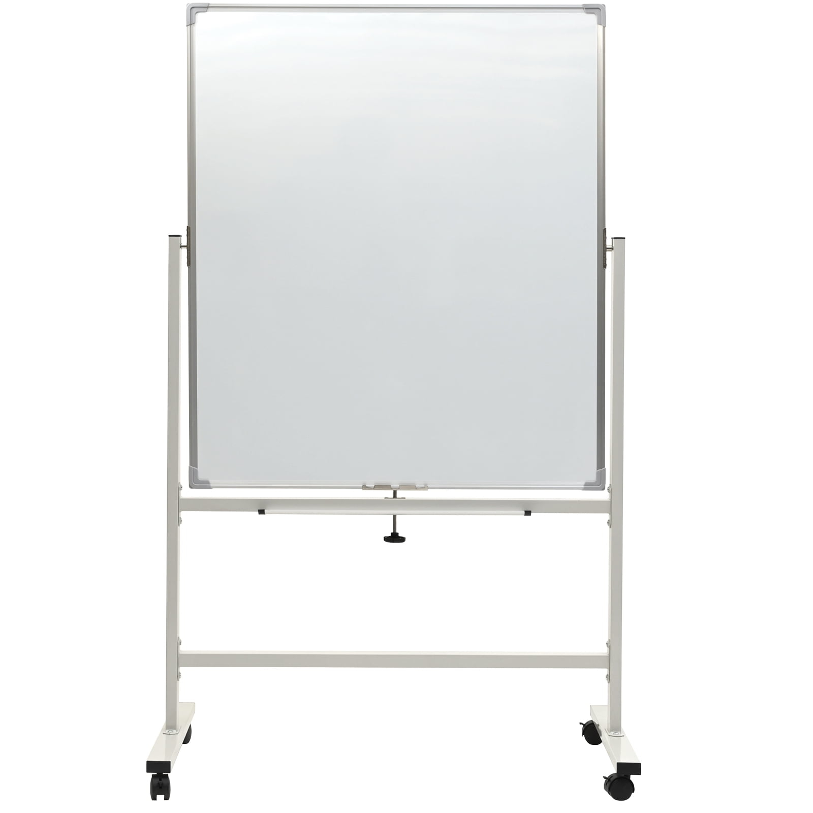 Reversable Whiteboard on Wheels - 36"x 42" (White Frame)