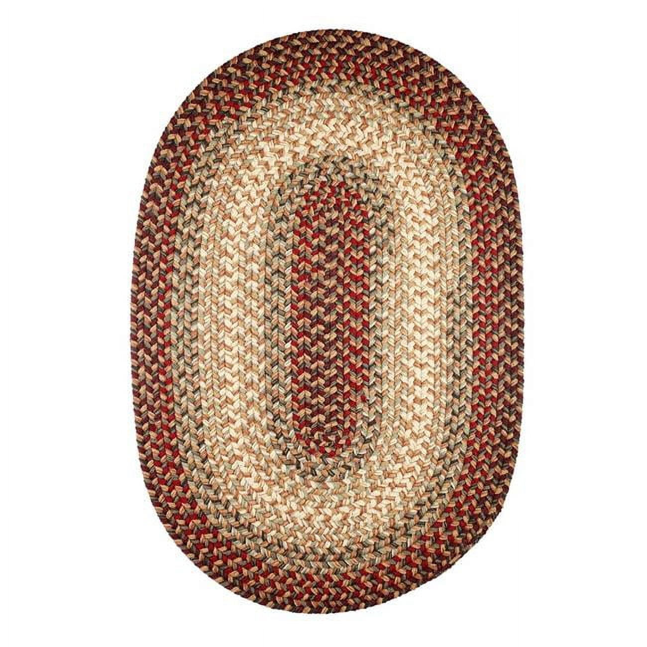 Rhody Rug  Easy Living 6' Round Rug Spanish Red