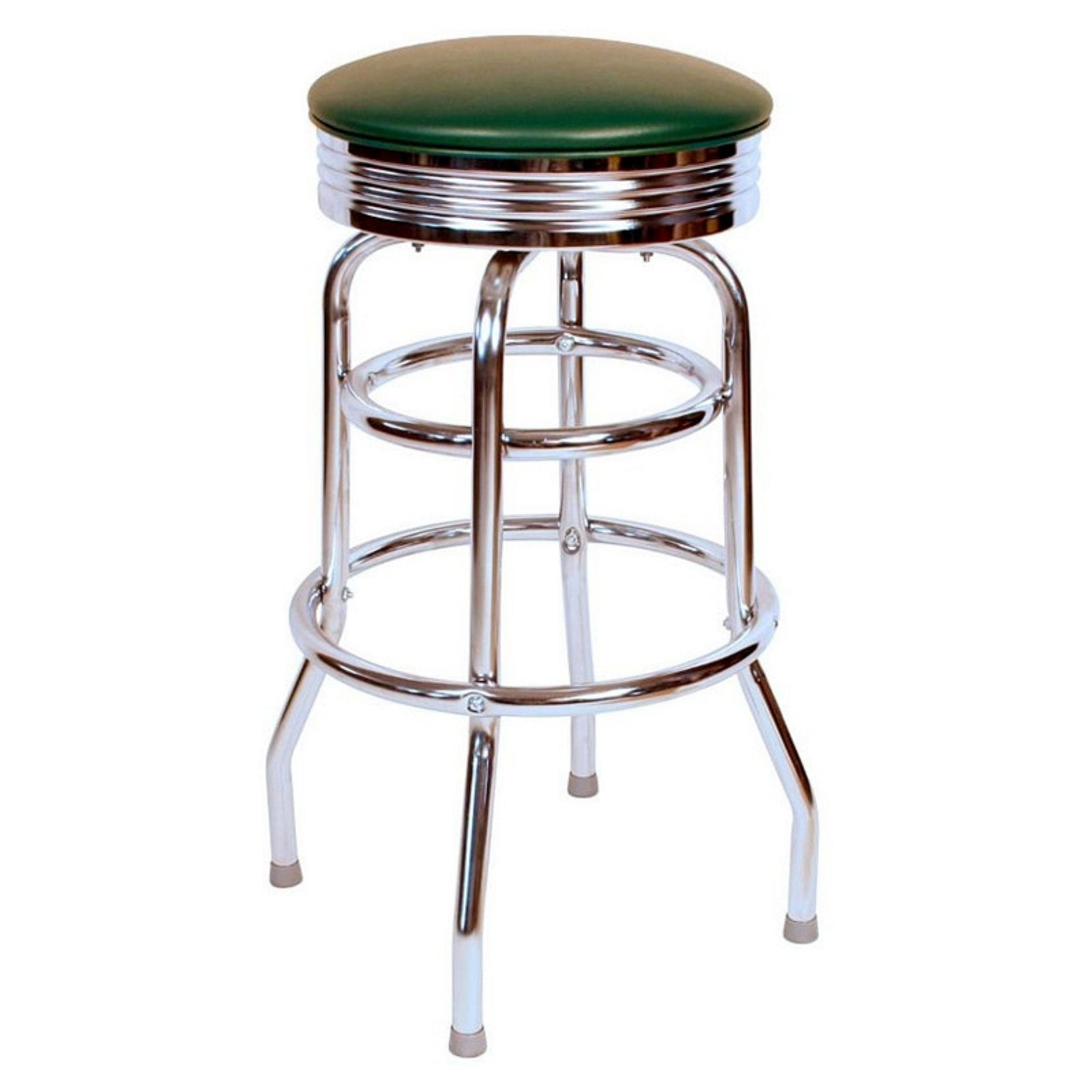 Richardson Seating 1971 Inspired Floridian Swivel Bar Stool-Color:Green