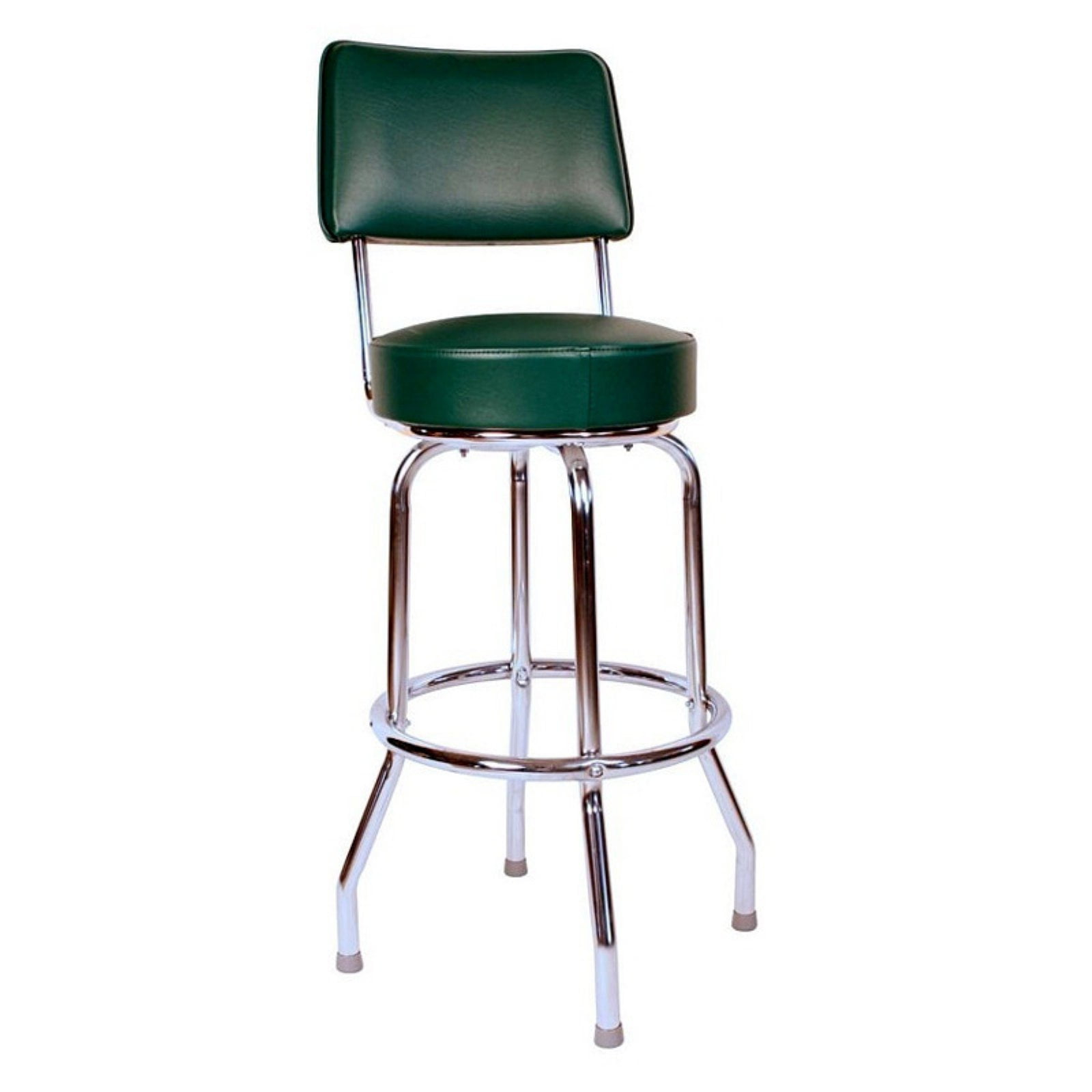 1957 Inspired Floridian Swivel Bar Stool-Color:Green,Quantity:1 each