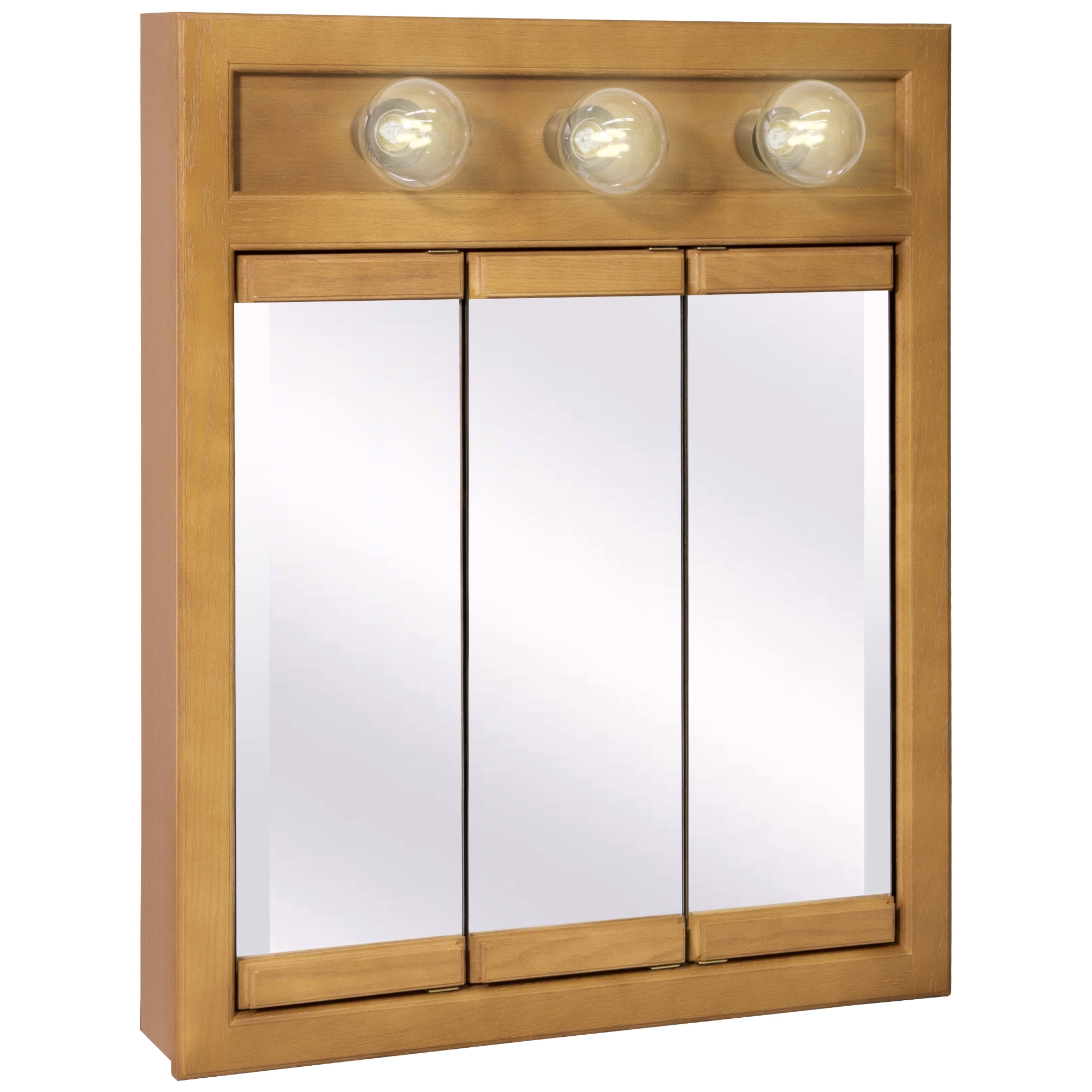 Richland 24-Inch Wood Medicine Cabinet in Nutmeg Oak