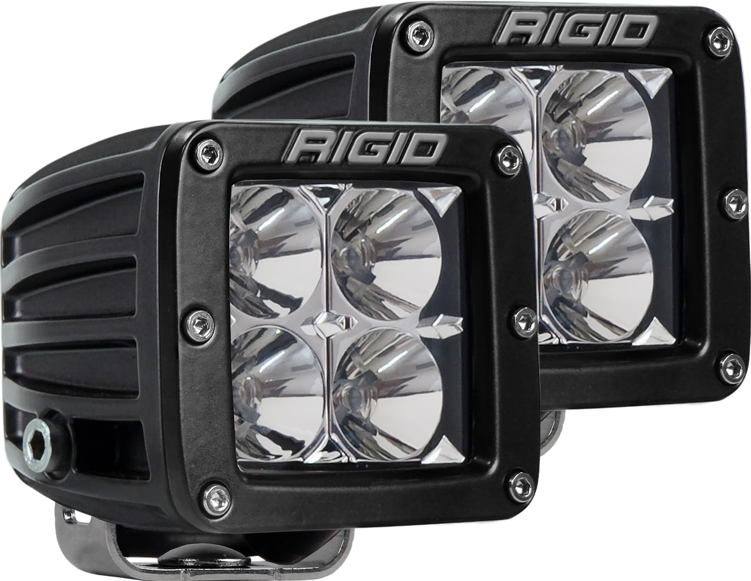 Rigid Industries Dually 30W Flood Lights, Exterior Decorative Lights, Fits Trucks, White, 2 Pieces
