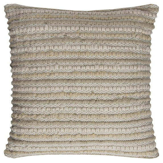 Rizzy Home Almohada Rellena de Poliéster de 20" x 20" - T11559