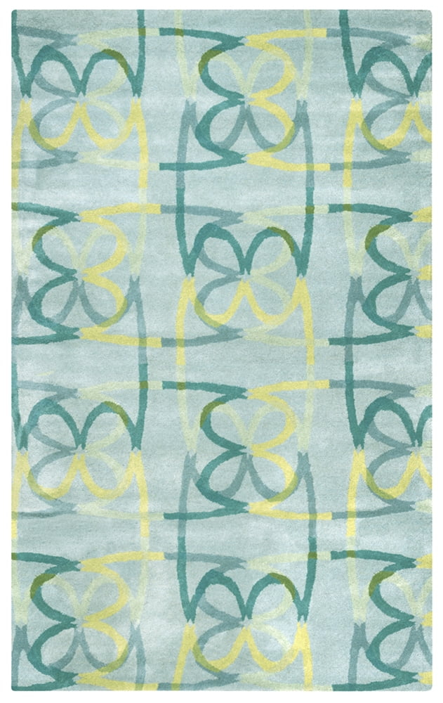 Rizzy Rugs Bradberry Downs Area Rug BD8593 Blue Graffiti Swirls