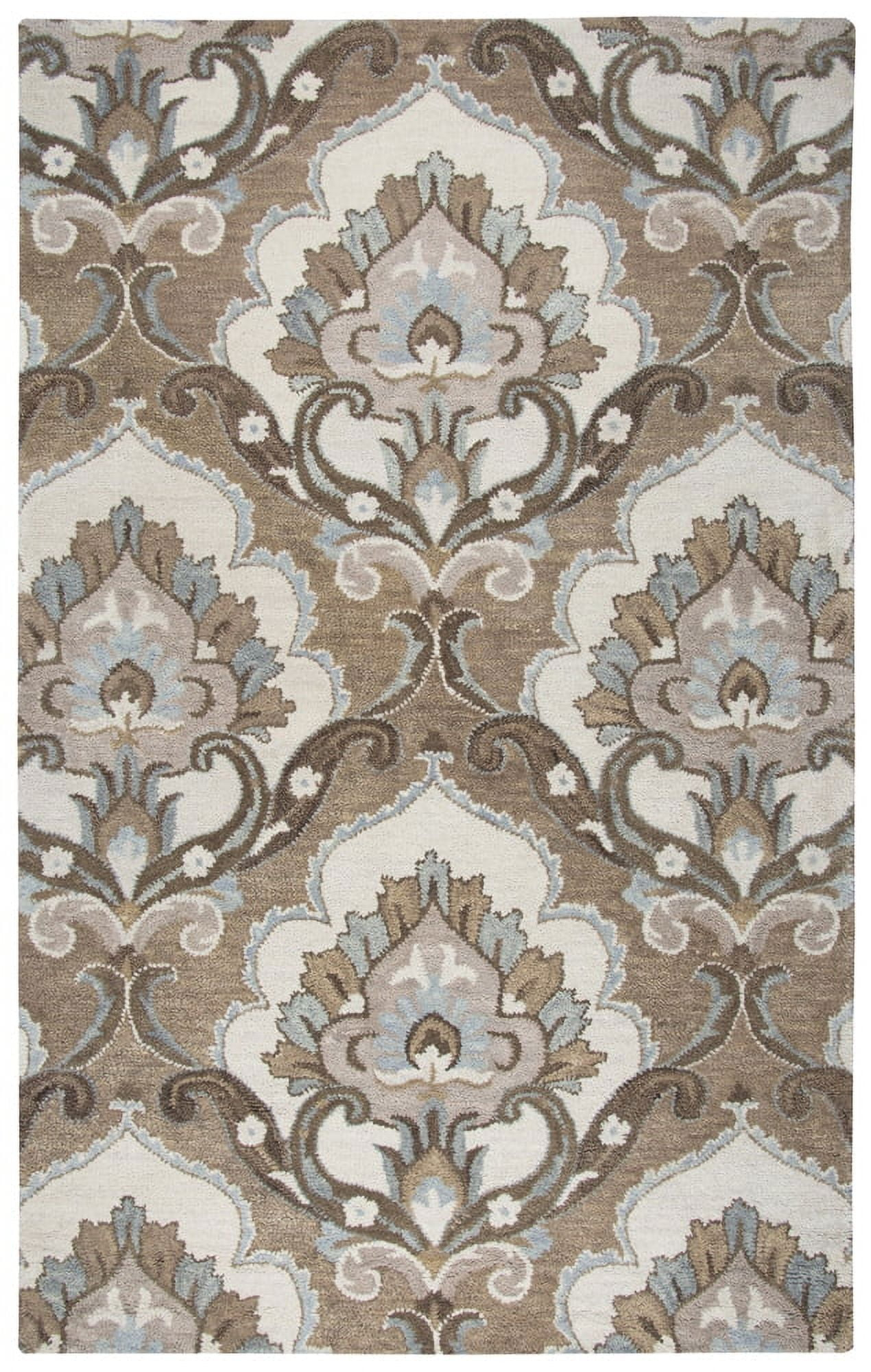 Rizzy Rugs Leone Area Rug LO9987 Mocha Petals Floral 2' 6" x 10' Rectangle