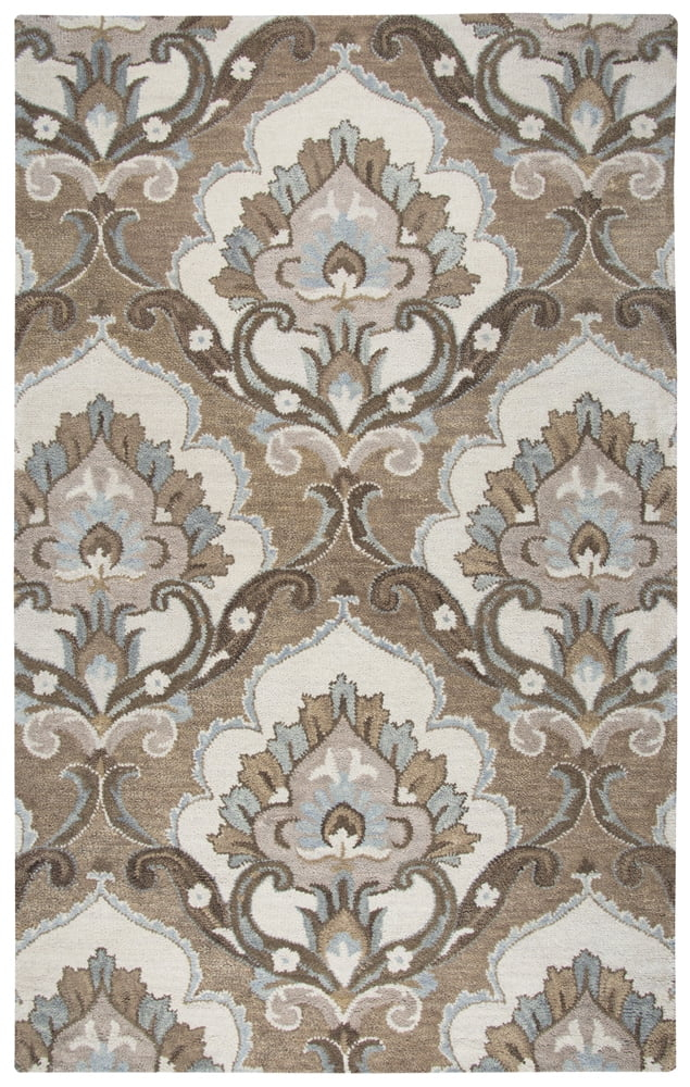 Rizzy Rugs Leone Area Rug LO9987 Mocha Petals Floral 9' x 12' Rectangle