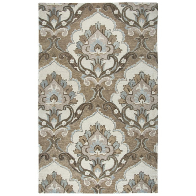 Rizzy Rugs Leone Area Rug LO9987 Mocha Petals Floral 9' x 12' Rectangle