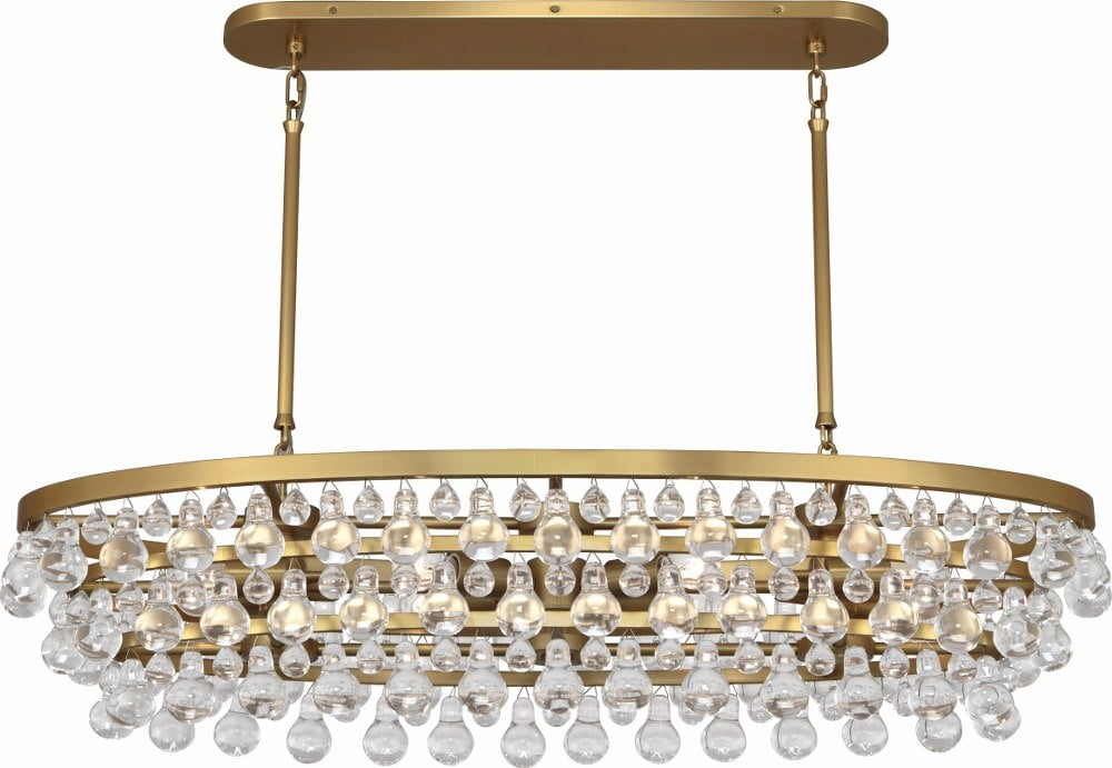Bling 8 - Light Glass Dimmable Drum Chandelier