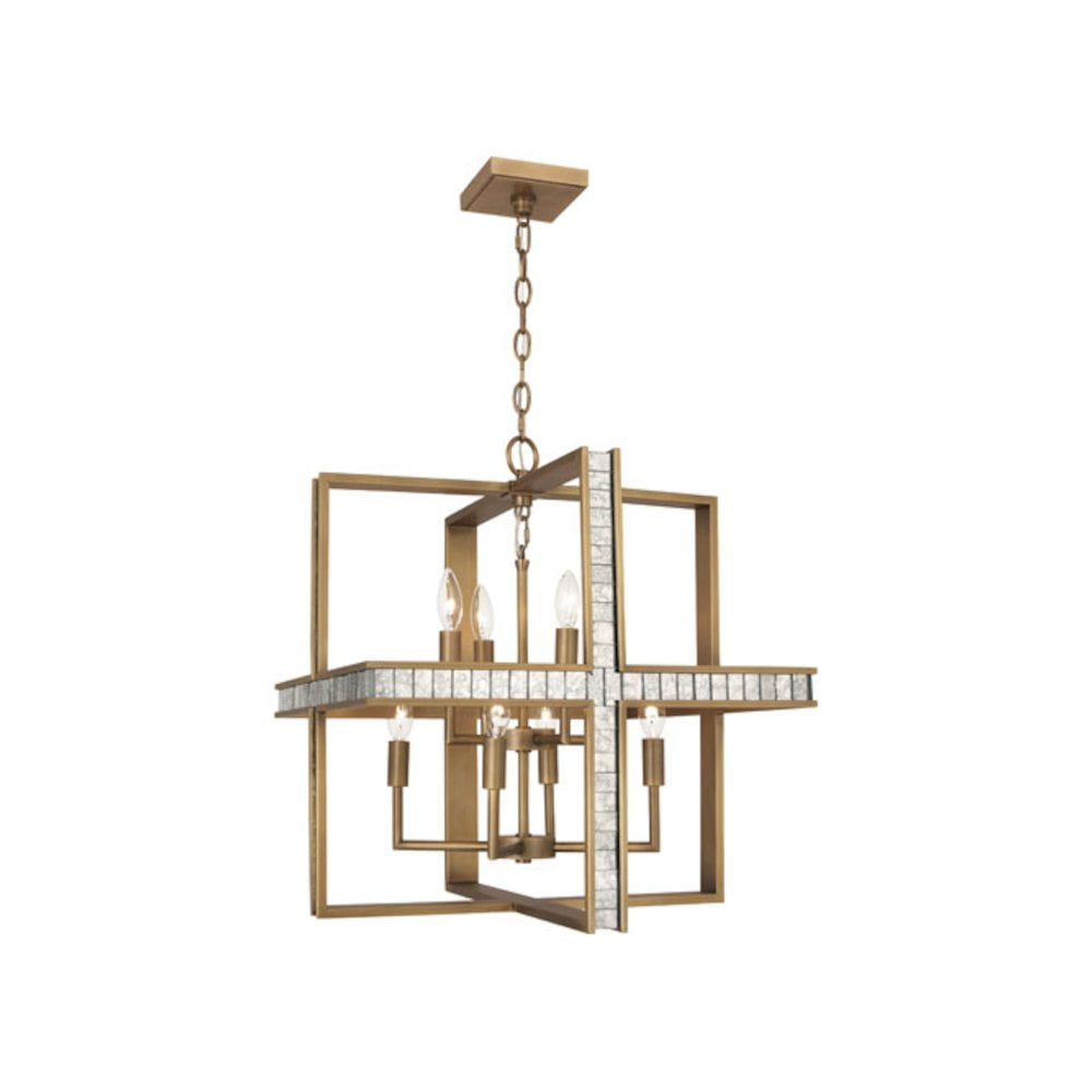 Robert Abbey Diana Pendant in Warm Brass Color