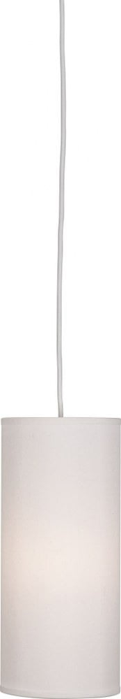 Elena 1 - Light Painted White Single Pendant