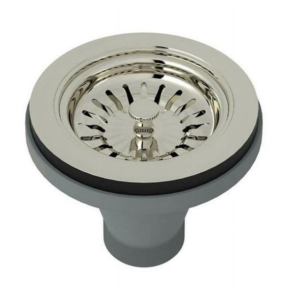 Rohl 735PN Inca Brass Basket Strainer without Pop-Up
