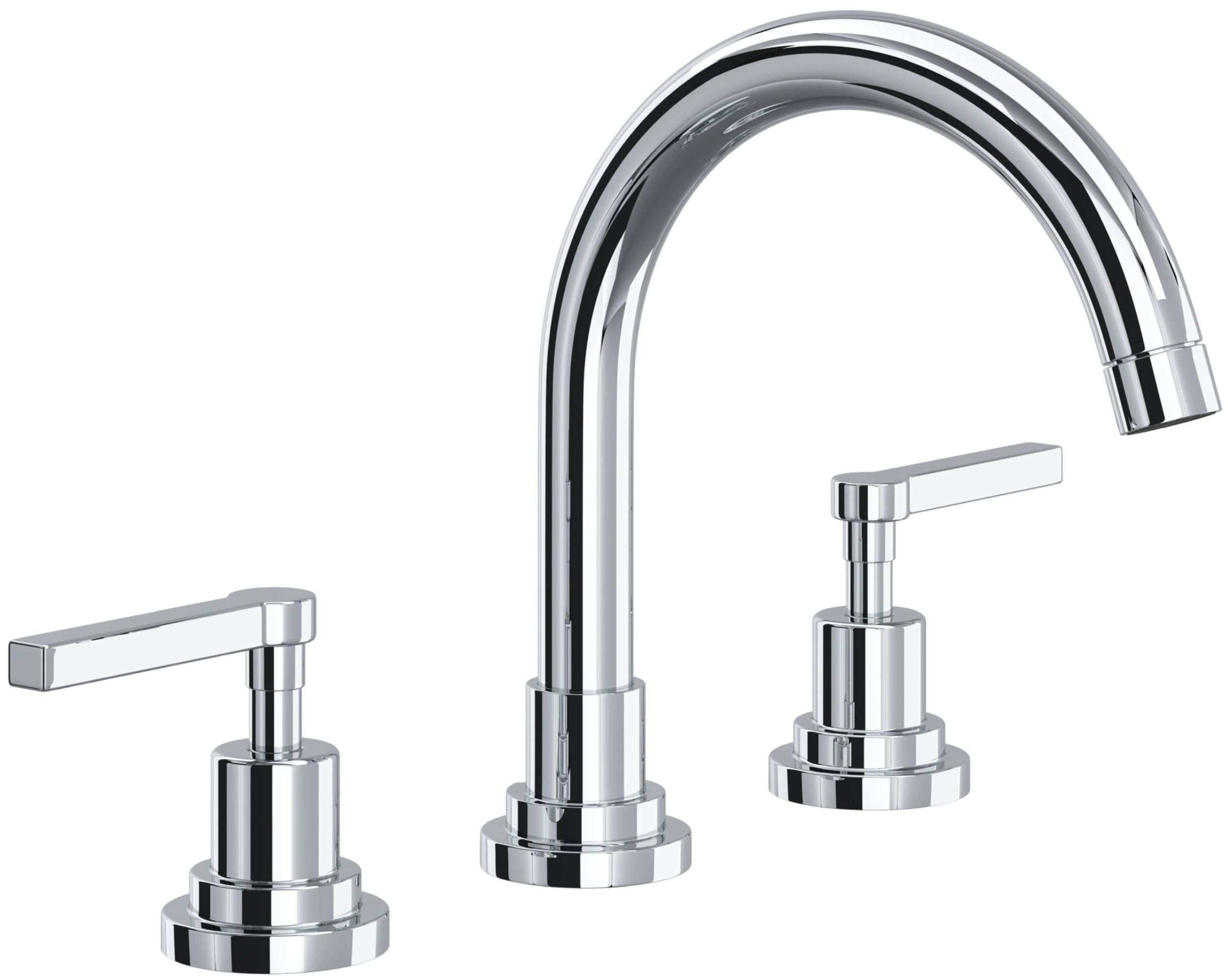 Lombardia Widespread Lavatory Faucet With C-Spout