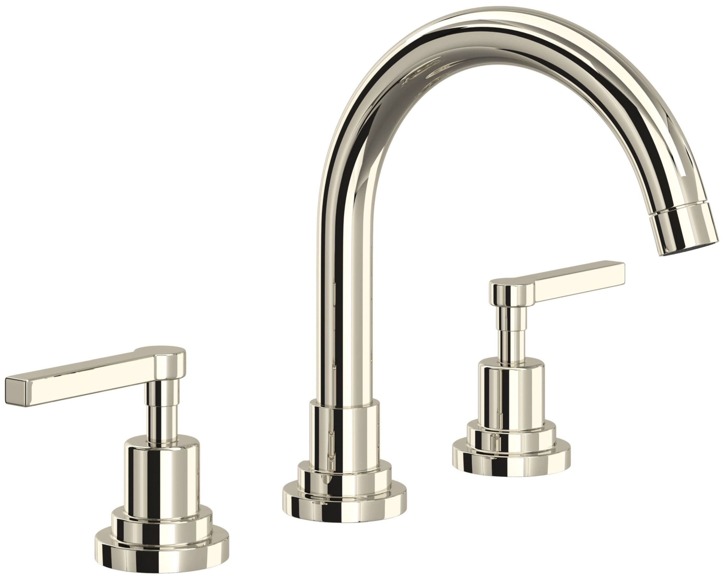 Lombardia Widespread Bathroom Faucet with C-Spout