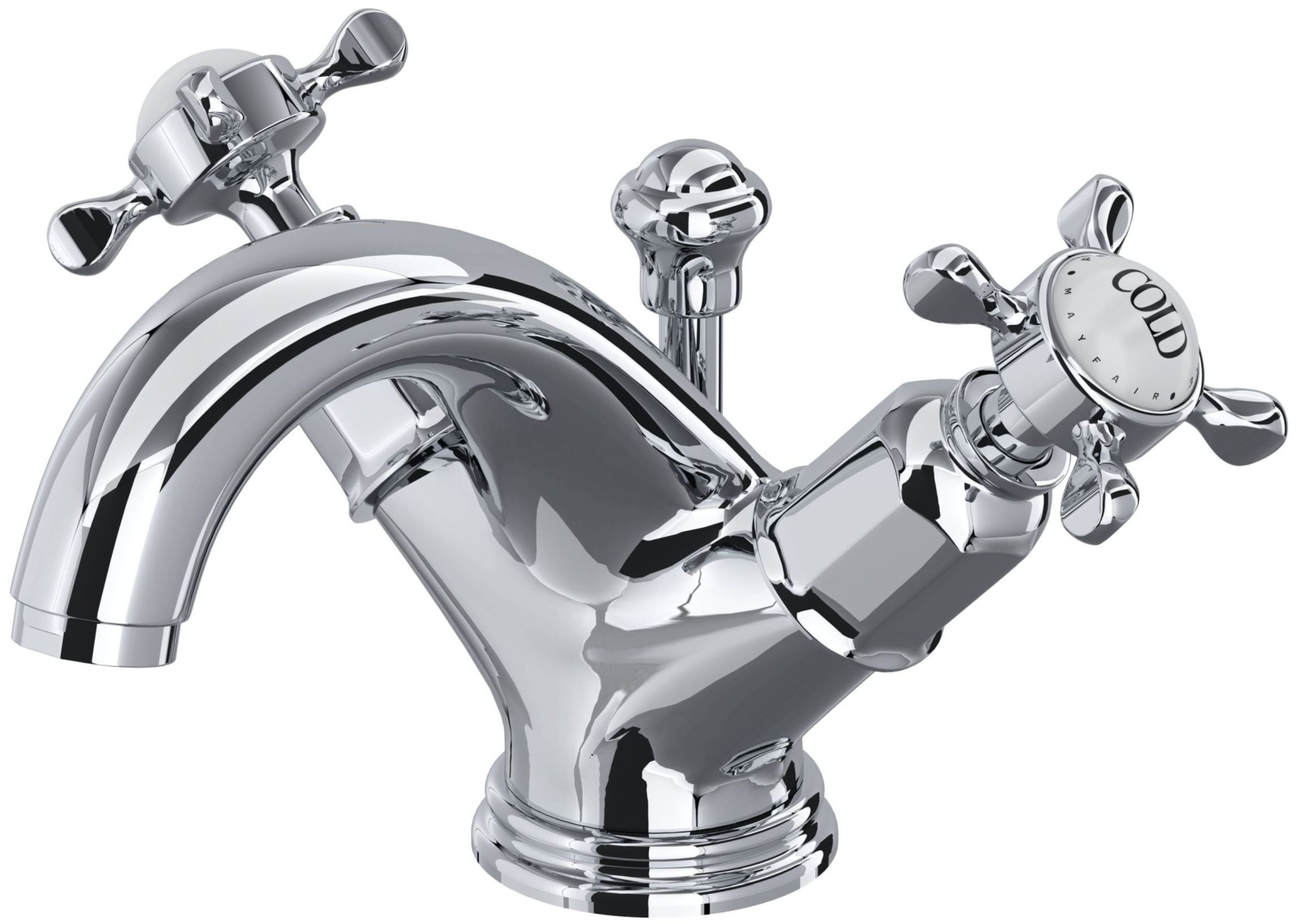 Edwardian Two Handle Lavatory Faucet