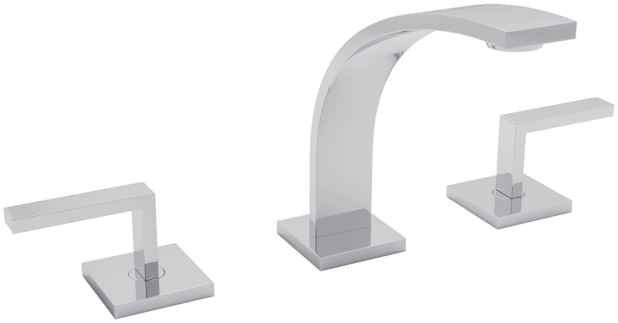 Rohl WA102L-APC-2 Wave Widespread Lavatory Faucet