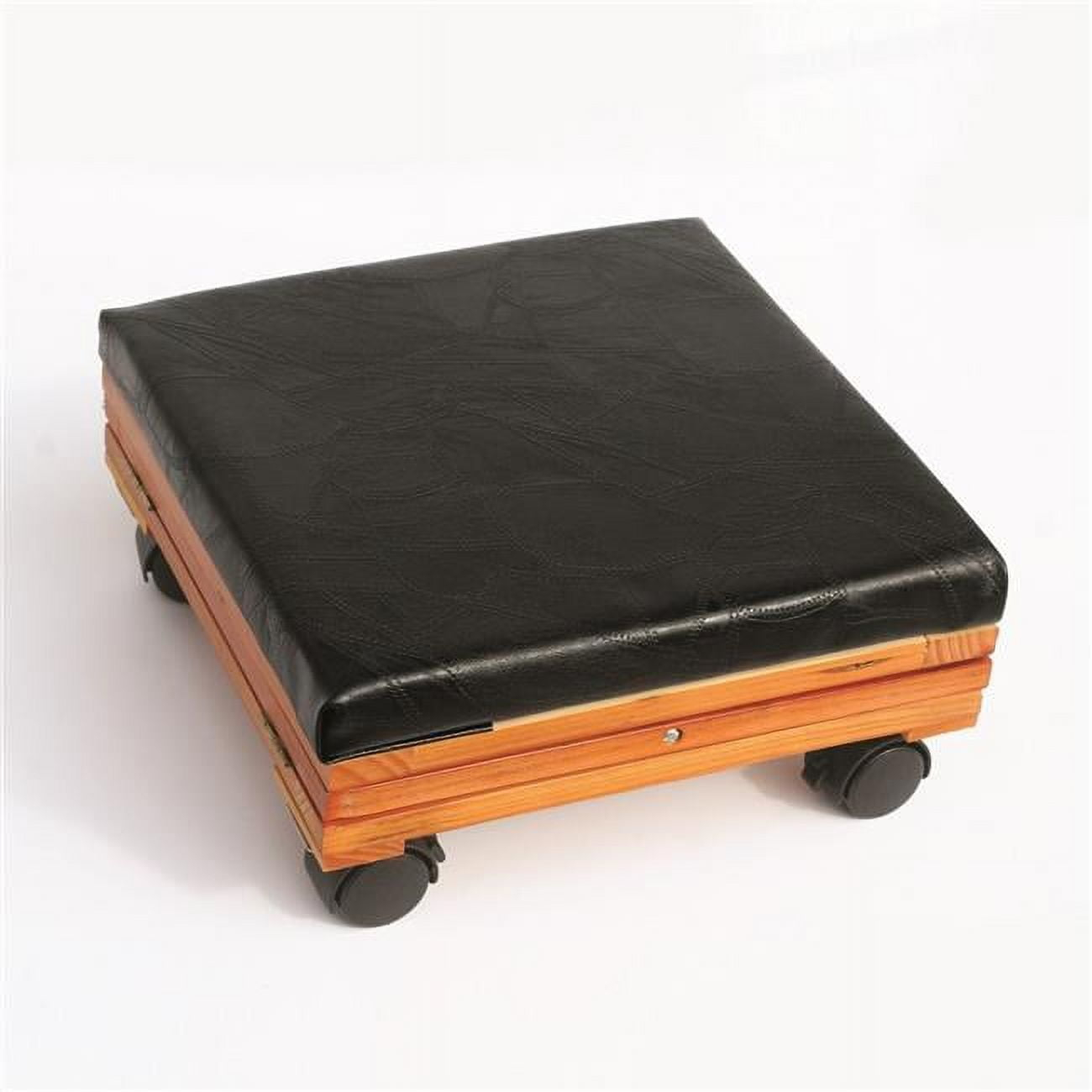 Adjustable Fold-a-Way Leather Foot Rest