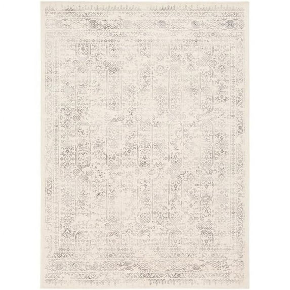 Roma ROM-2308 9' x 12'3" Rug in Light Gray/Cream/Camel