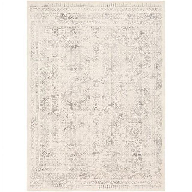 Roma ROM-2308 9' x 12'3" Rug in Light Gray/Cream/Camel