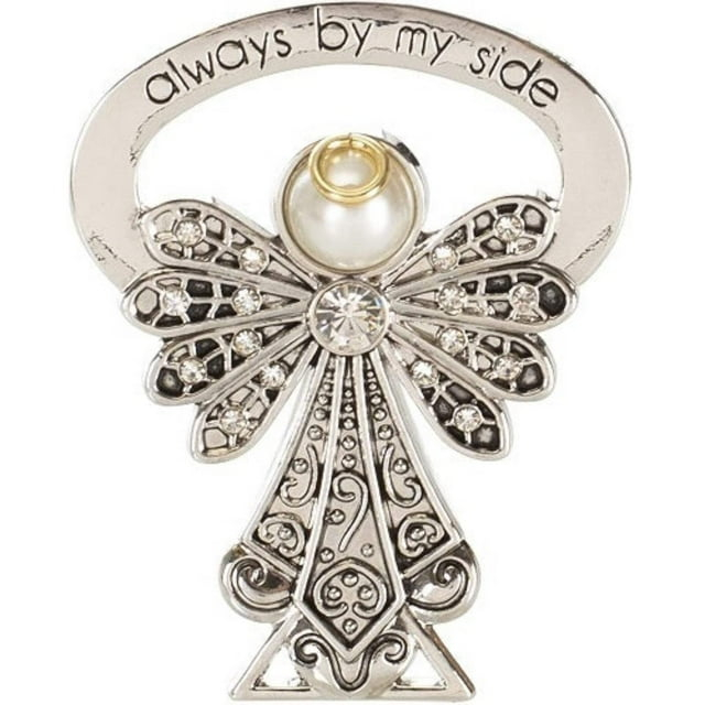 Roman, 2.5" RHD BEDSIDE ANGEL-CRYSTAL CRYSTAL WINGS BEDSIDE CARDING