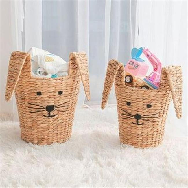 Wicker Laundry Set with Handles
