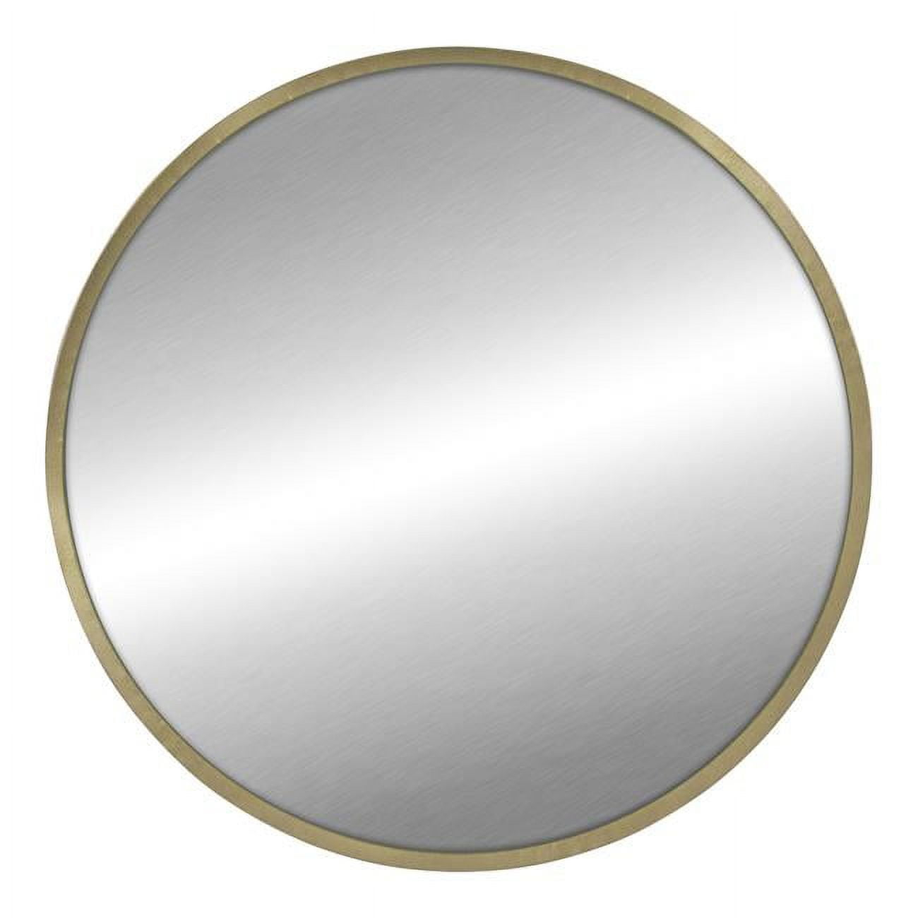 Stratton Home Decor Ava Round Gold Mirror