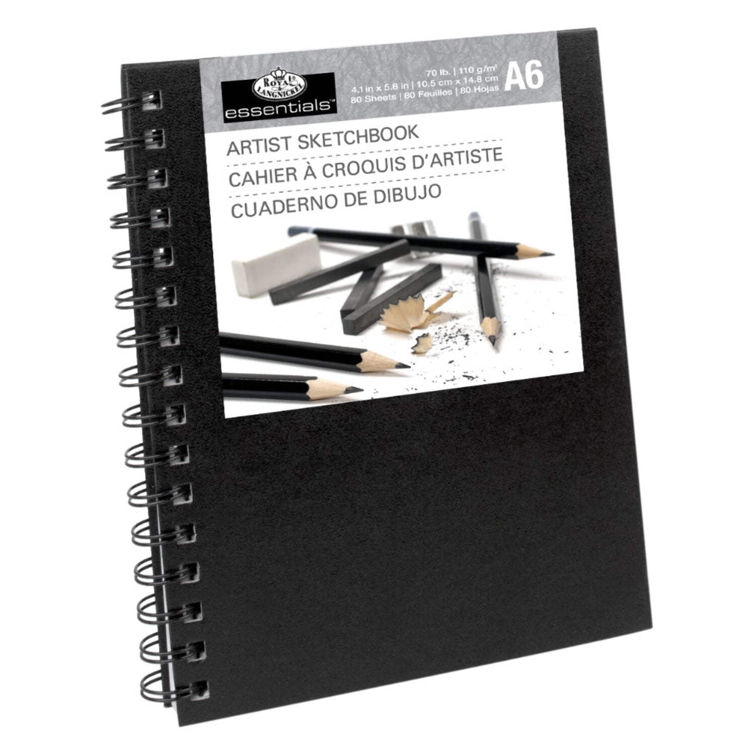 Royal & Langnickel Spiral Hardcover Artist Sketchbook-4.1"X5.8"