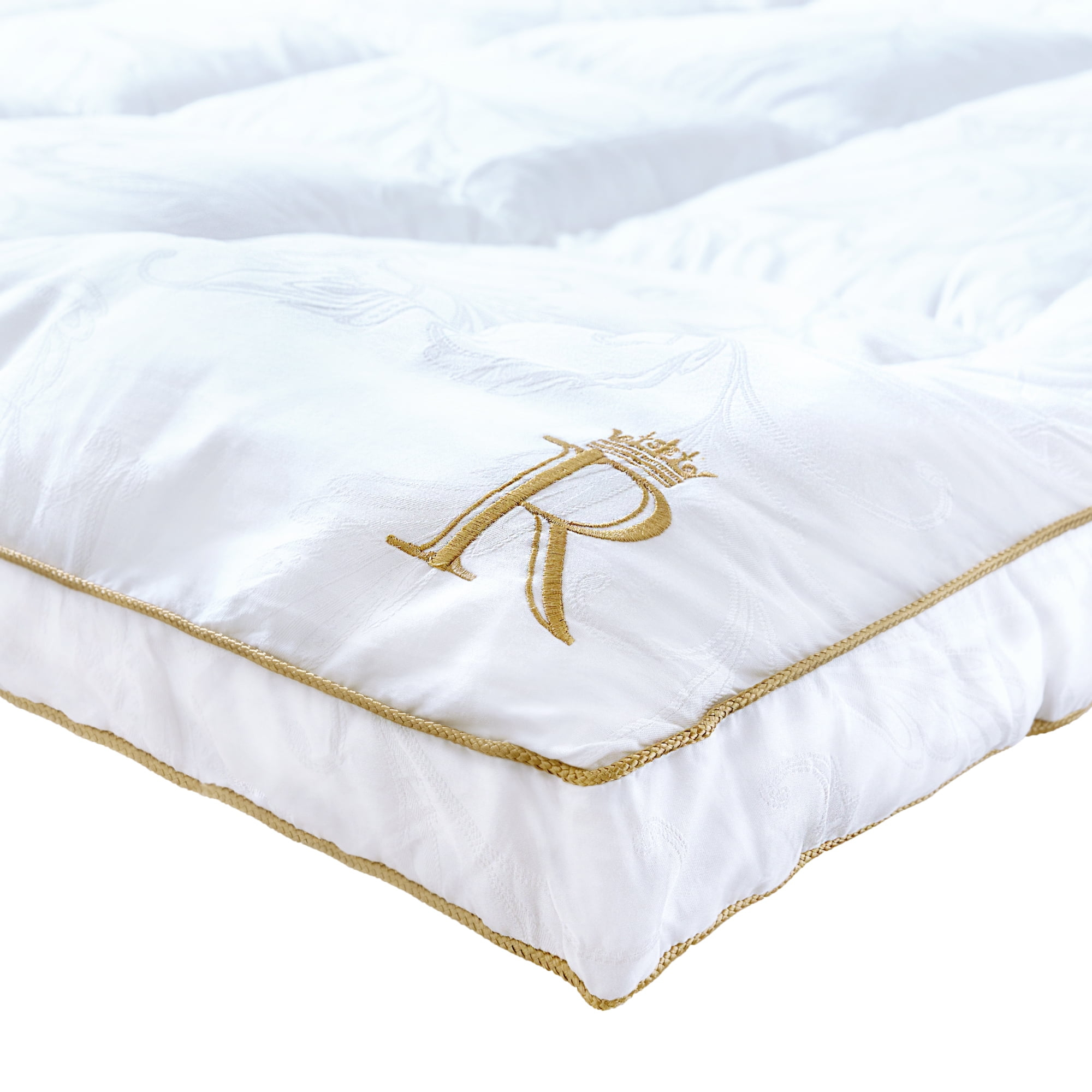 Royal Therapy Twin Size Mattress Topper - 8-23 inches Deep Pocket, Cooling Mattress Topper 39-75