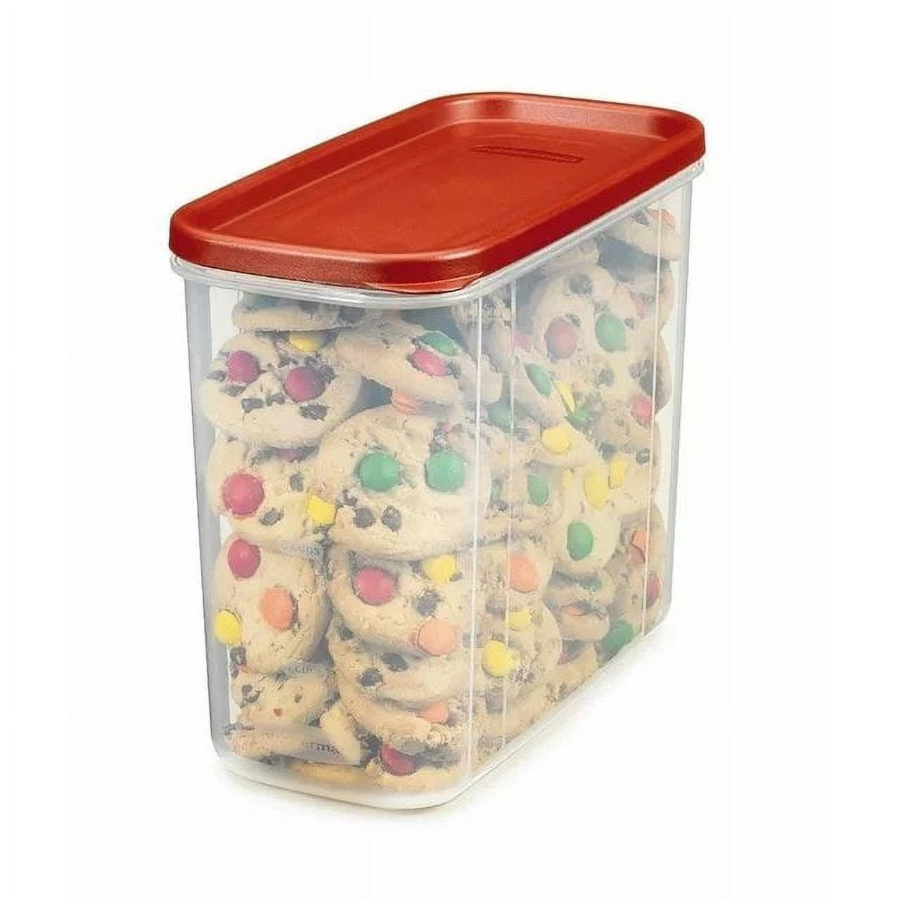 Rubbermaid Modular Canister Food Storage Container, 16 Cup, Red