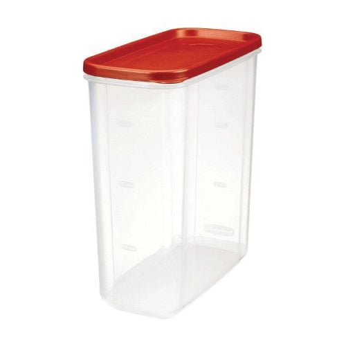 Rubbermaid Modular Canister Food Storage Container with Lid, 21 Cup, Red