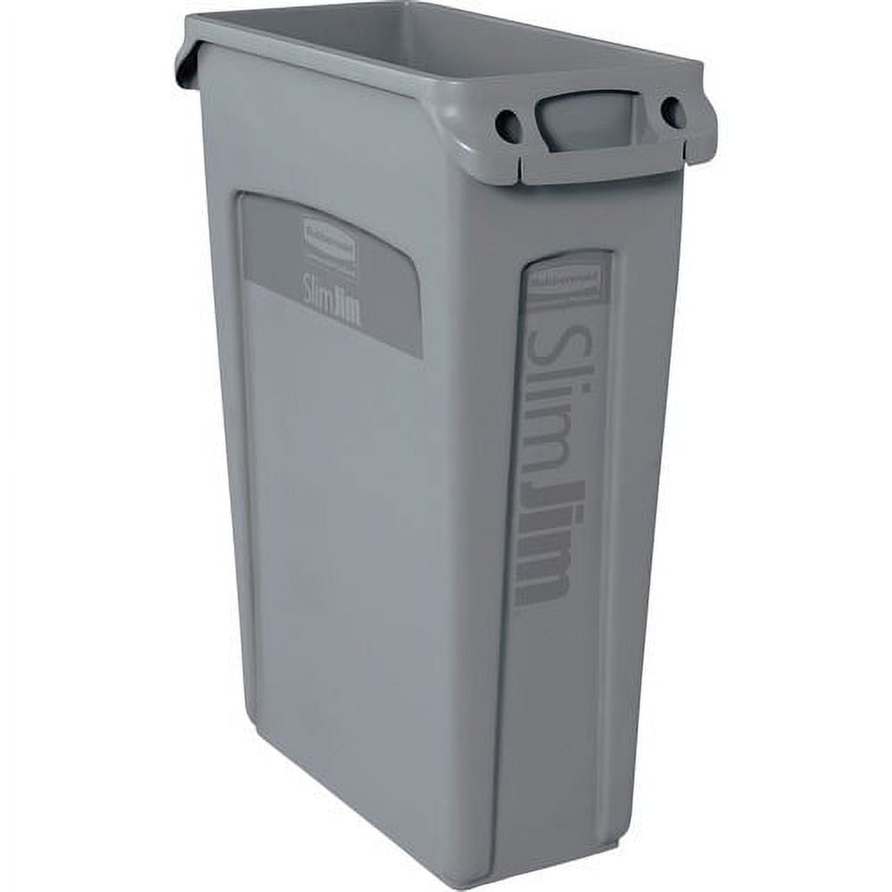 Rubbermaid Commercial Slim Jim 23-Gallon Vented Waste Container