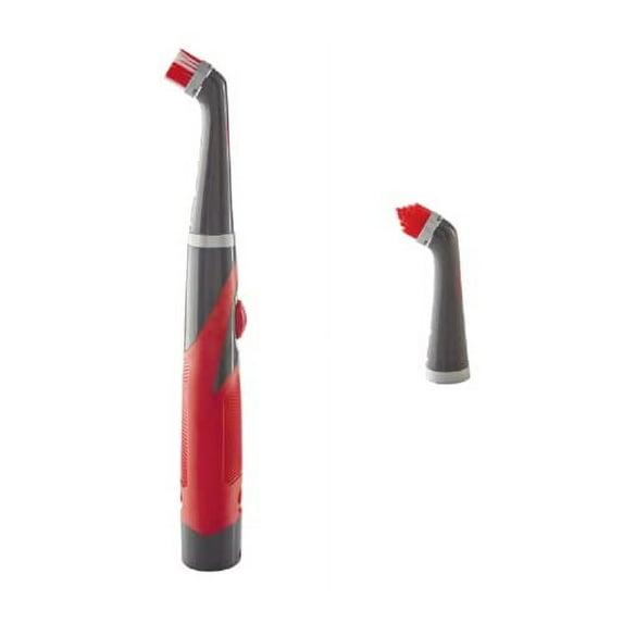 Rubbermaid Power Scrubber with 1 All-Purpose Scrubbing Head and 1 Grout Scrubbing Head