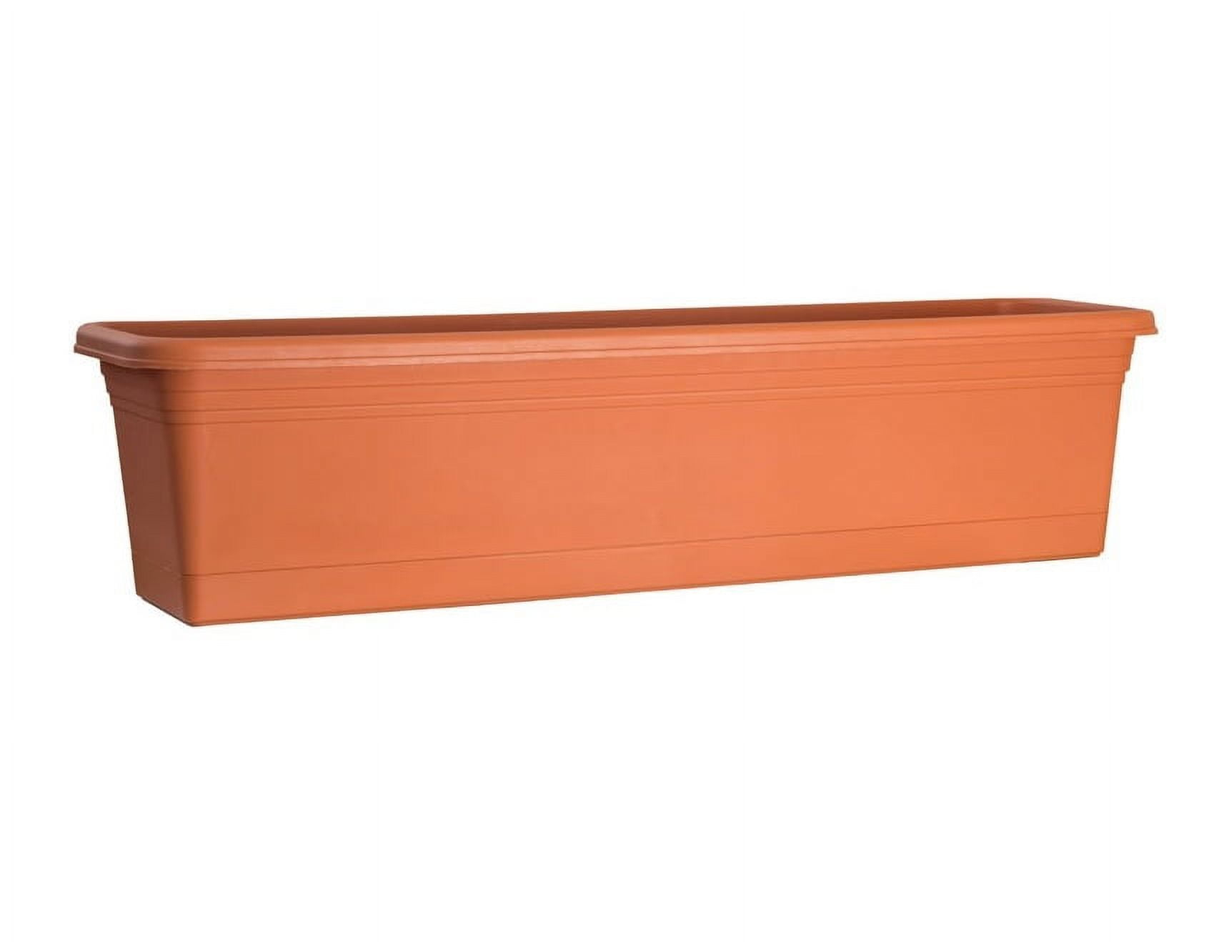 Rugg Polyresin Window Box Terracotta Item #: AW24-TC