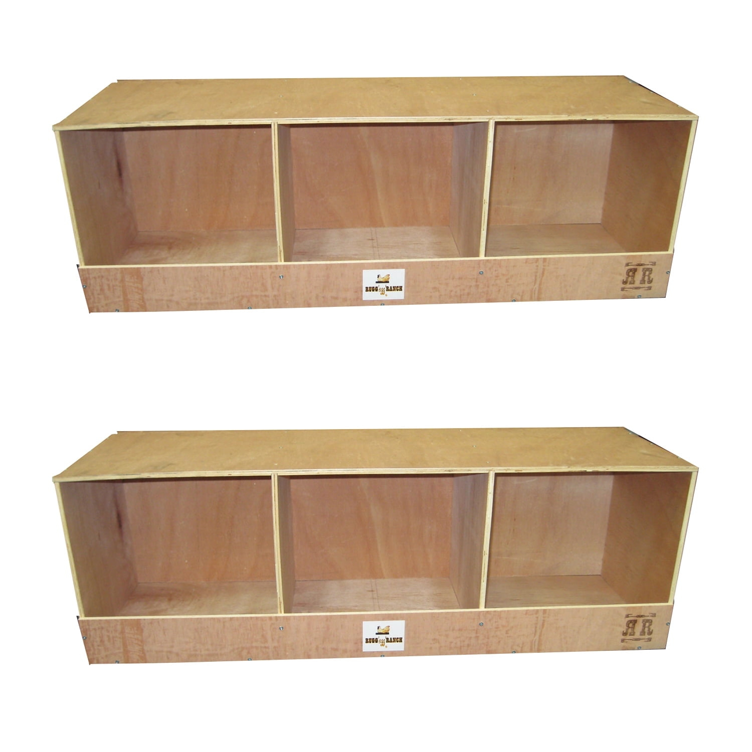 Rugged Ranch Plywood Nesting Boxes (Set of 2)