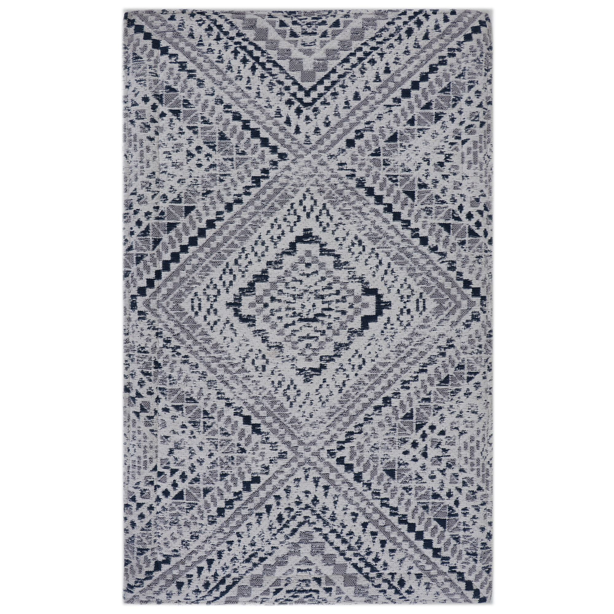 Rugsmith Gray Machine Woven Cheyenne Anti-Fatigue Kitchen Mat, 20" x 36"