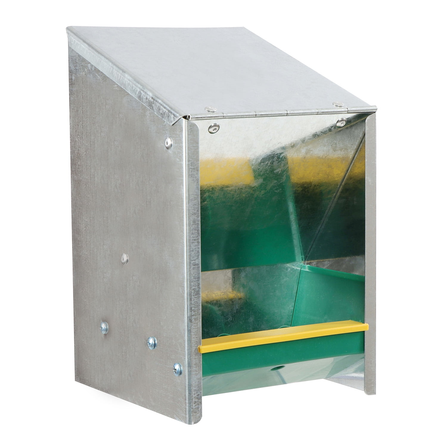 Rural365 Automatic Chicken Feeder System - 5.5 lb. Capacity Galvanized Feeder