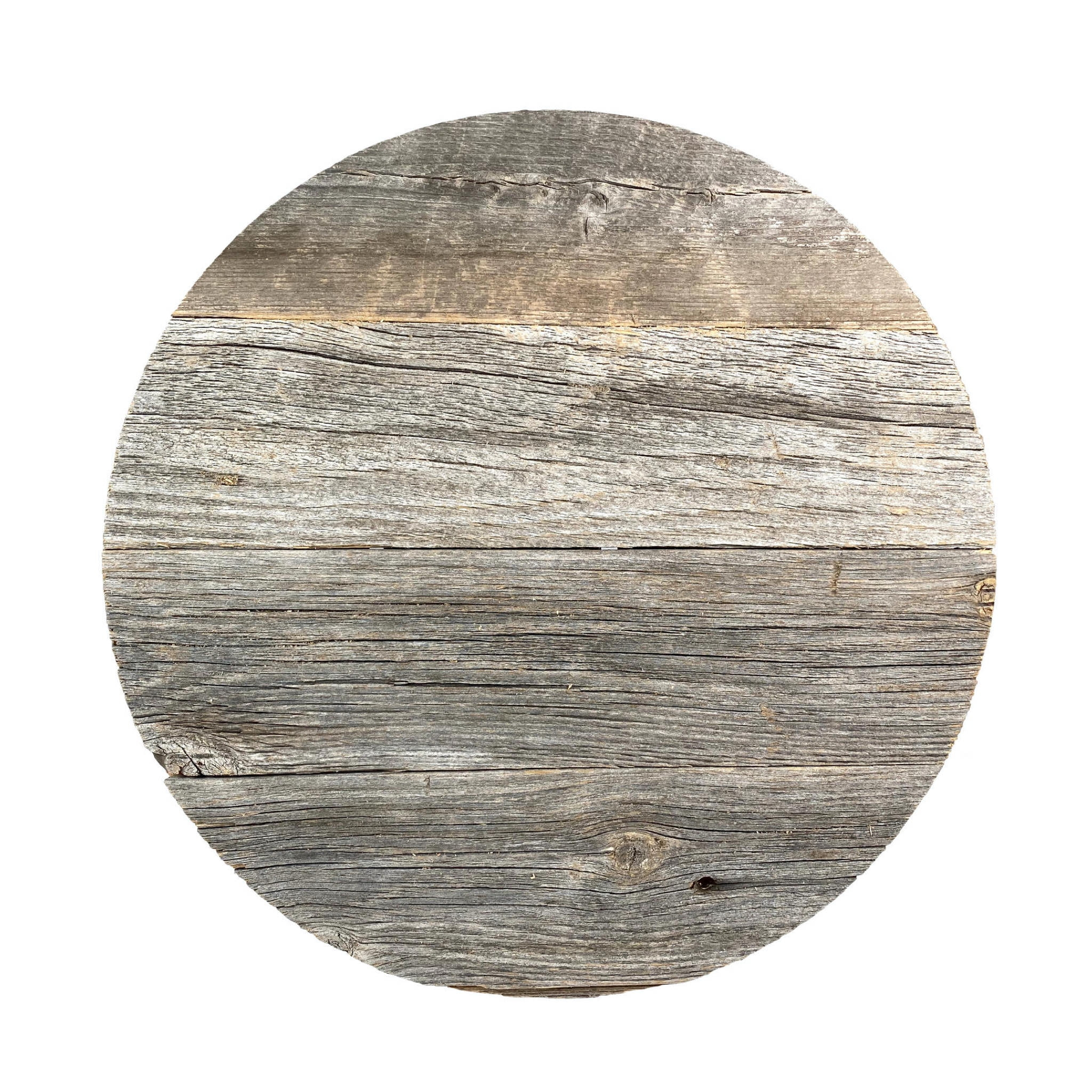 Rustic Farmhouse 12" Reclaimed Solid Round Wood Sign for DIY projects