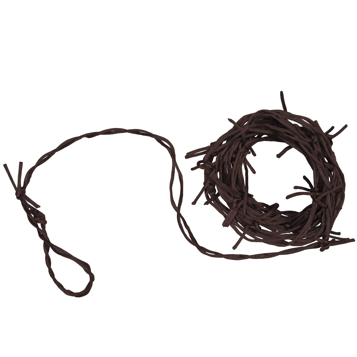 Rusty Barbed Wire Garland 12' - 12 Pack (1 Per Card)