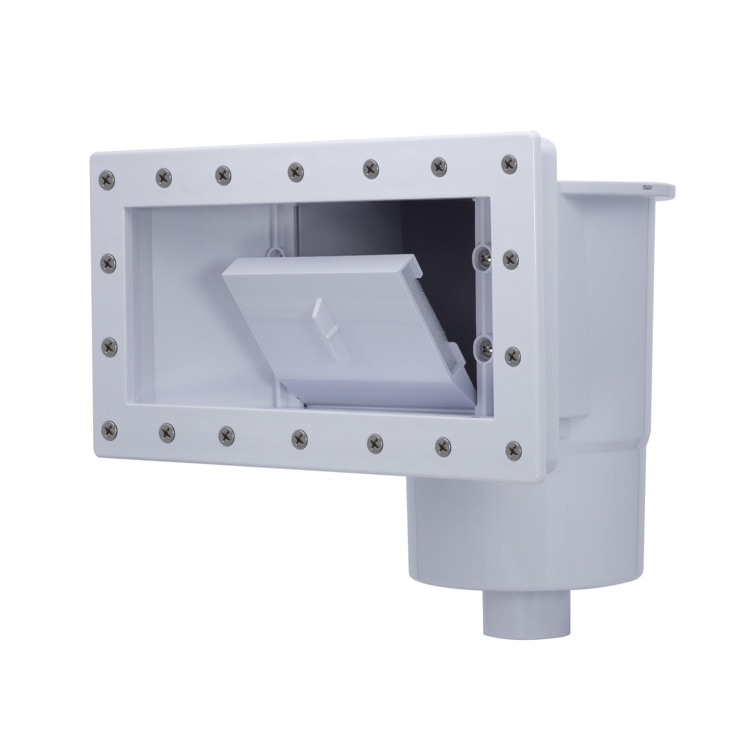 Rx Clear Wide Mouth Thru-Wall Skimmer for Above Ground Swimming Pools