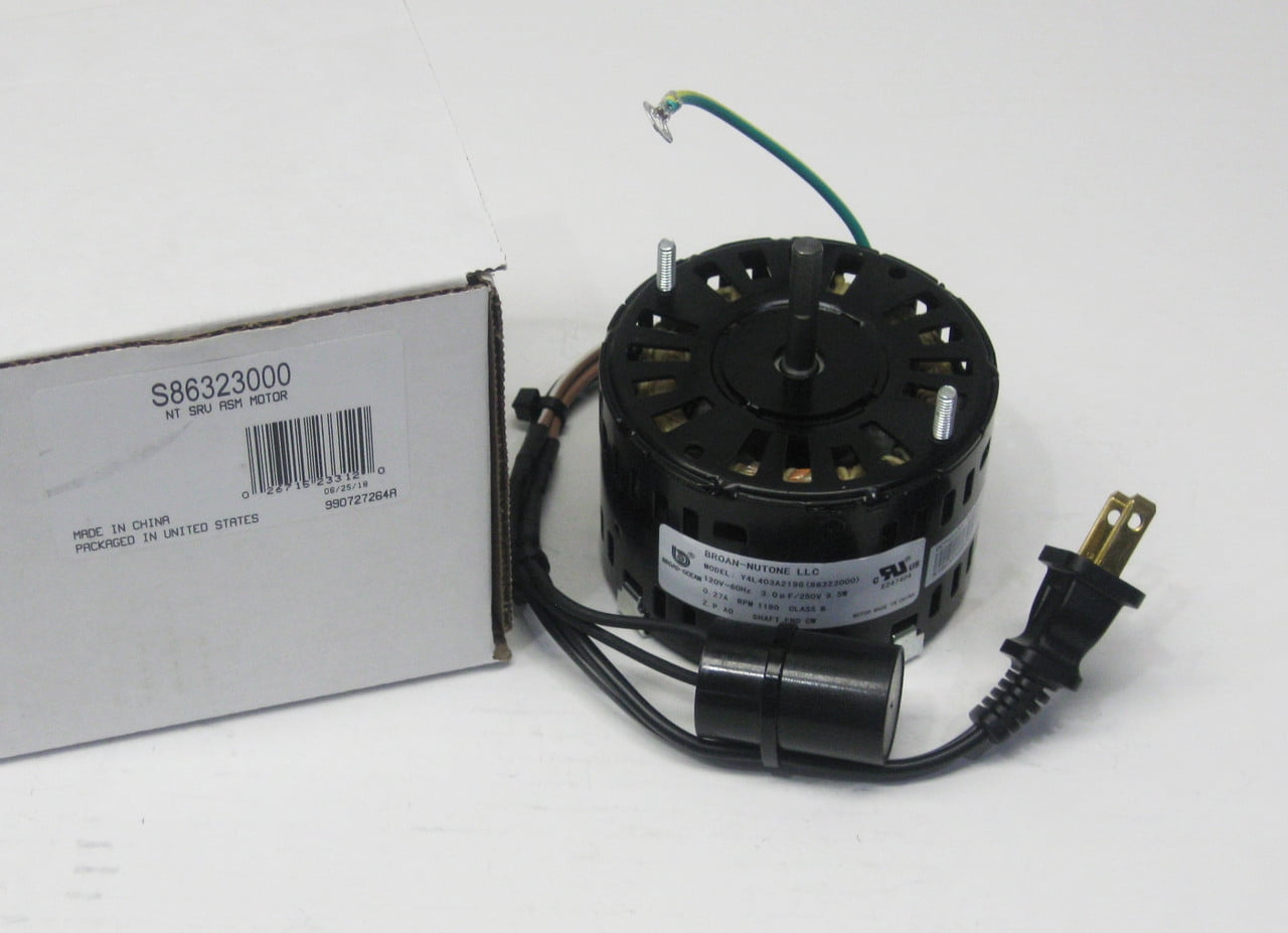 S86323000 Broan Nutone Bathroom Exhaust Vent Fan Motor JA2B089N 86323 OEM