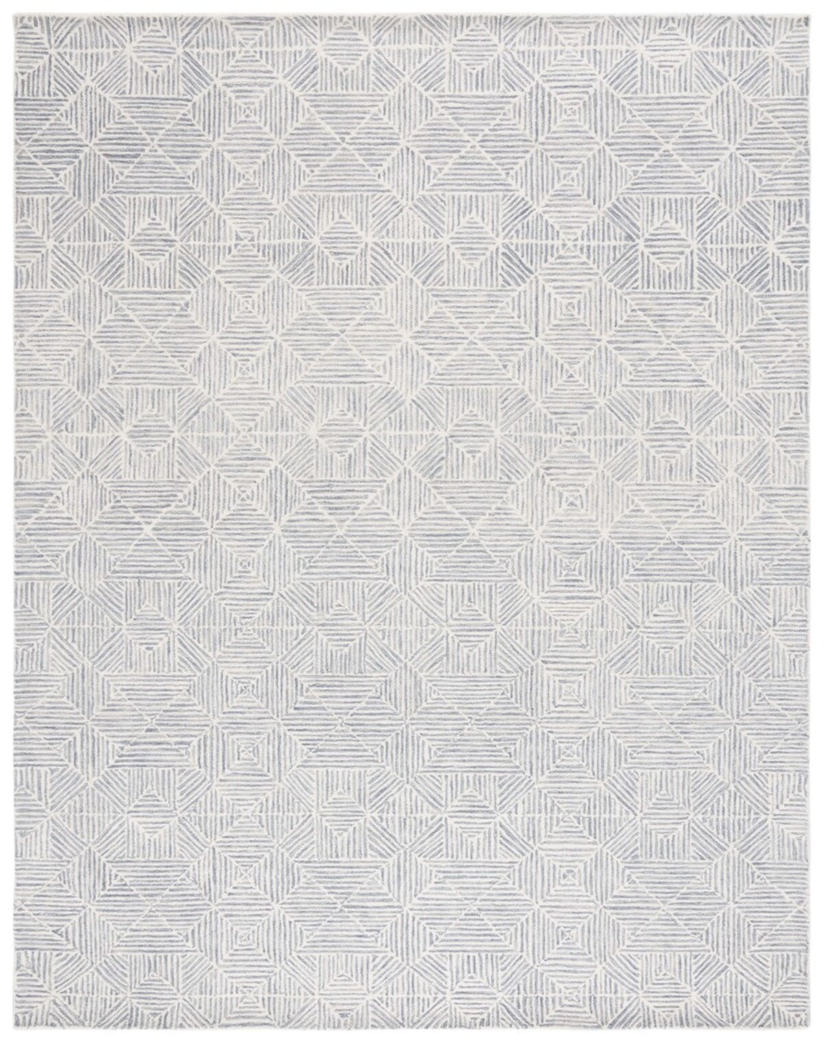 SAFAVIEH Abstract Brock Geometric Area Rug, Gray/Ivory, 8' x 10'