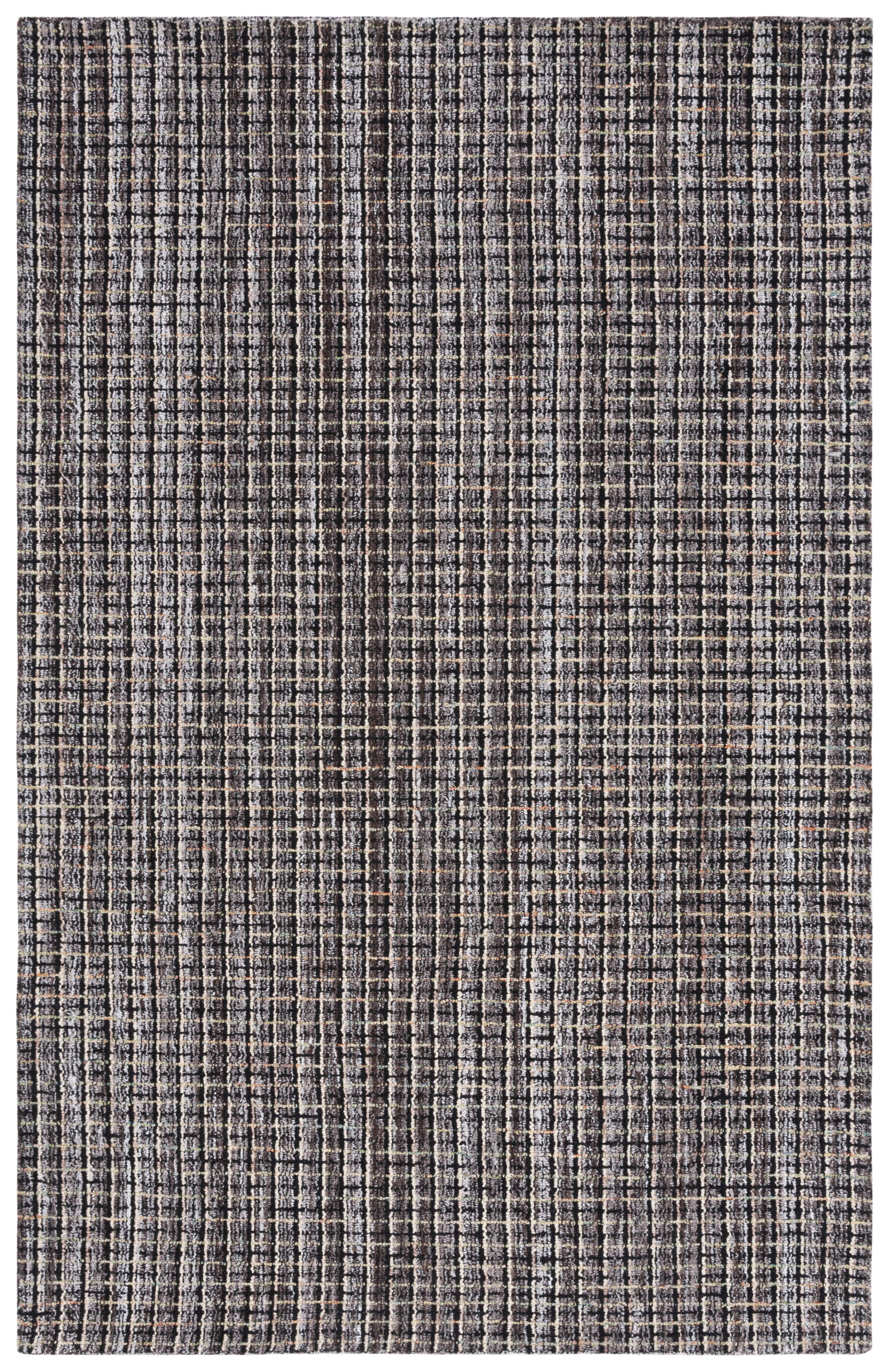 SAFAVIEH Abstract Cornelia Trellis Area Rug, Brown/Black, 9' x 12'