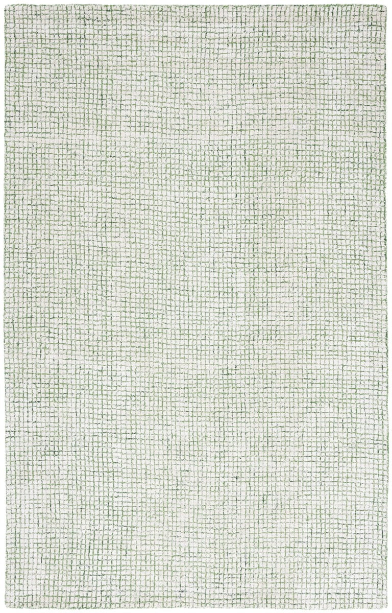 SAFAVIEH Abstract Dalia Geometric Abstract Area Rug, Ivory/Green, 6' x 6' Square