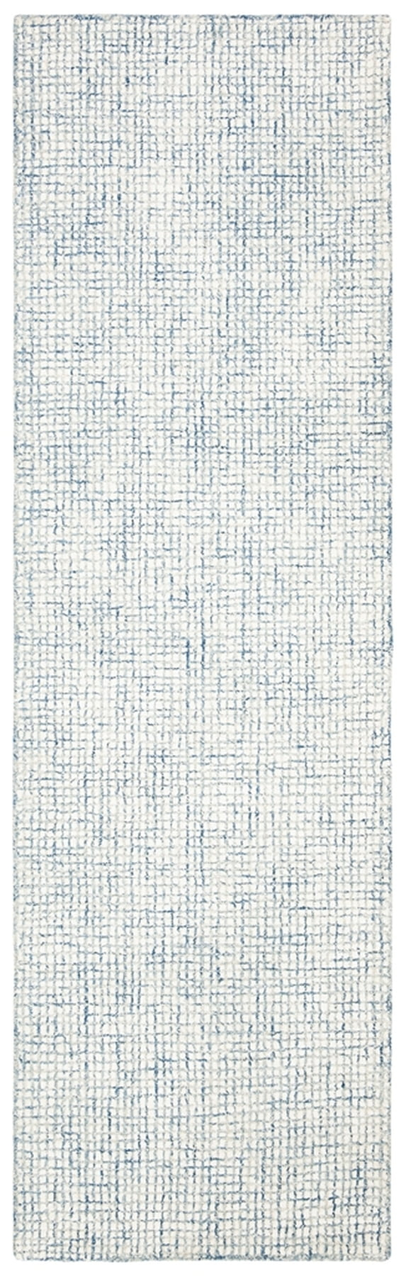 SAFAVIEH Abstract Dalia Geometric Abstract Runner Rug, Ivory/Blue, 2'3" x 16'