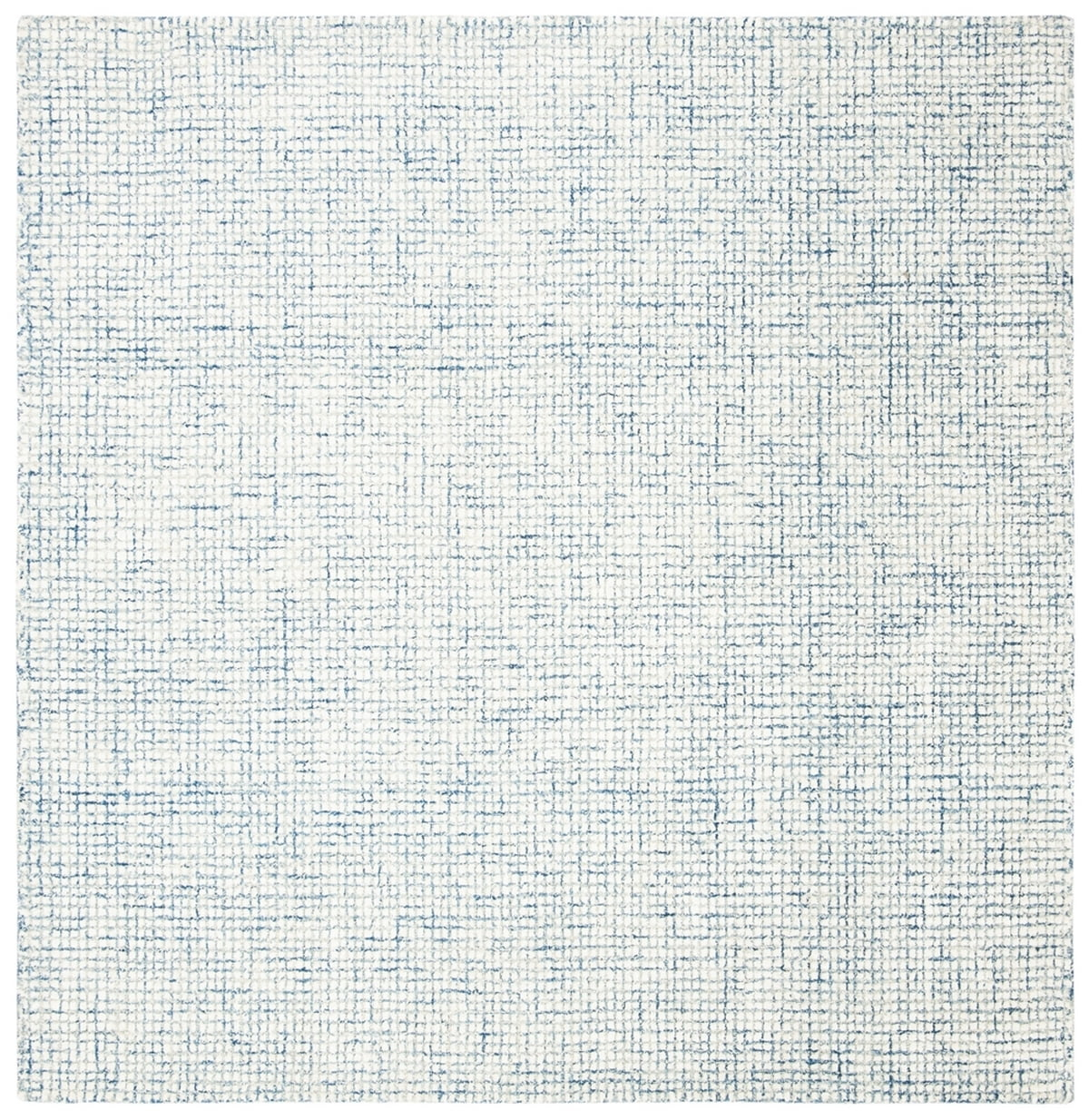 SAFAVIEH Abstract Dalia Geometric Area Rug, Ivory/Blue, 10' x 10' Square