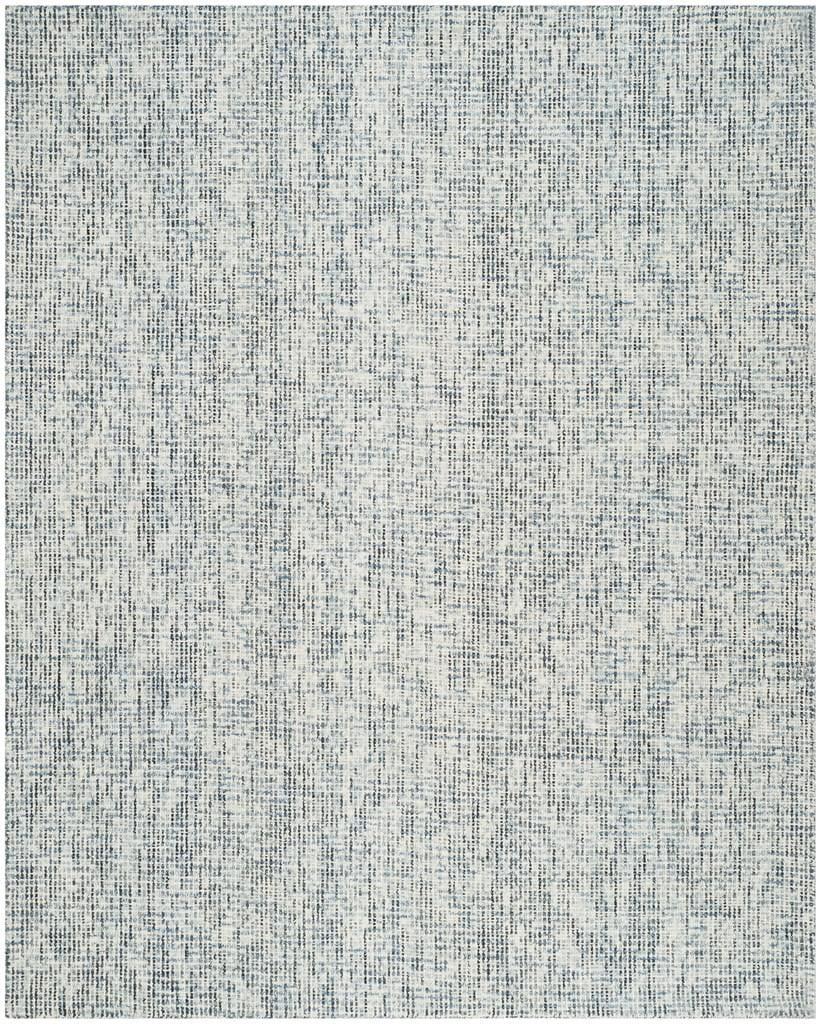 SAFAVIEH Abstract Delia Geometric Wool Area Rug, Blue/Charcoal, 11' x 15'