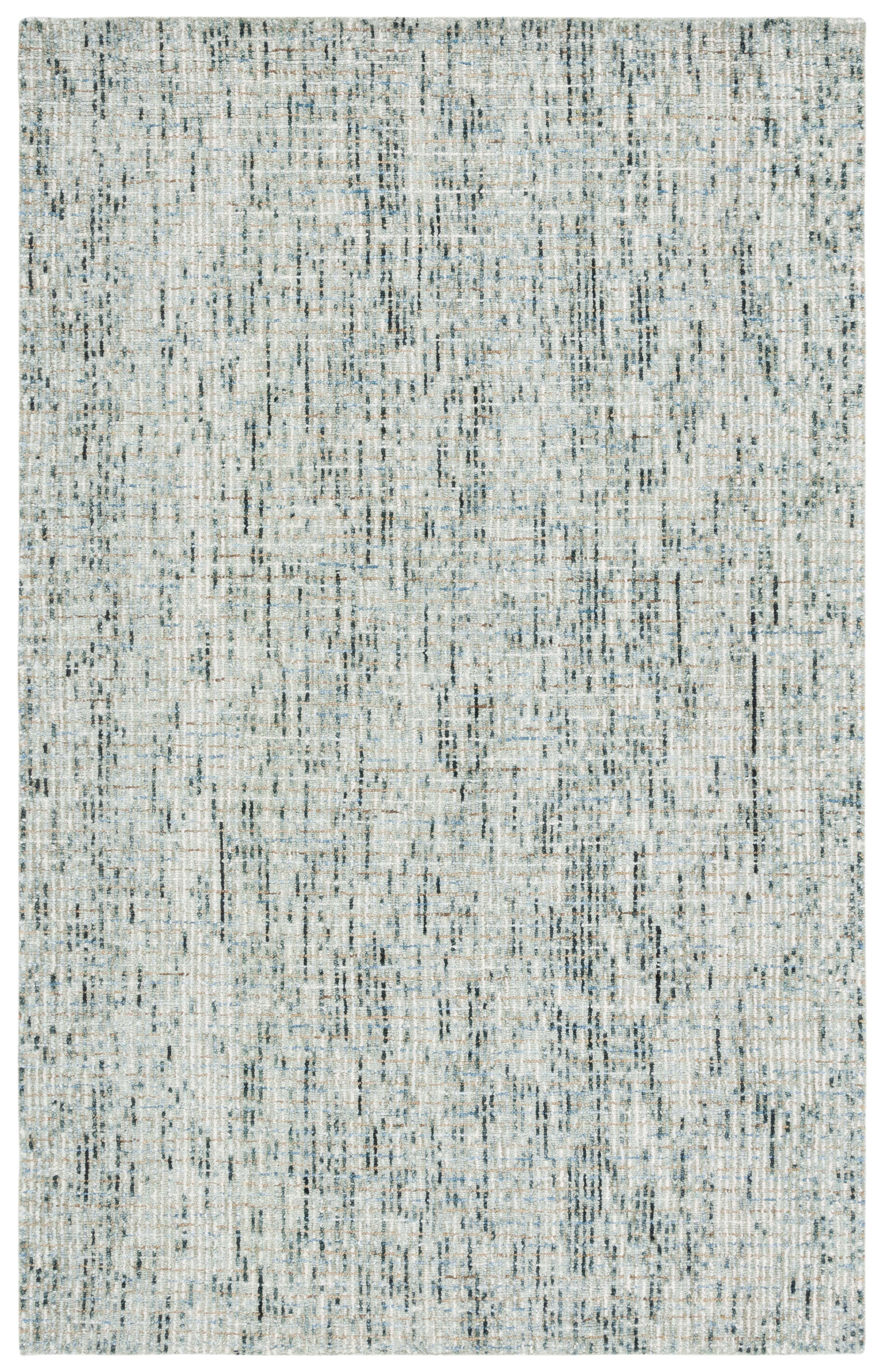 SAFAVIEH Abstract Delia Geometric Wool Area Rug, Green/Ivory, 8' x 10'