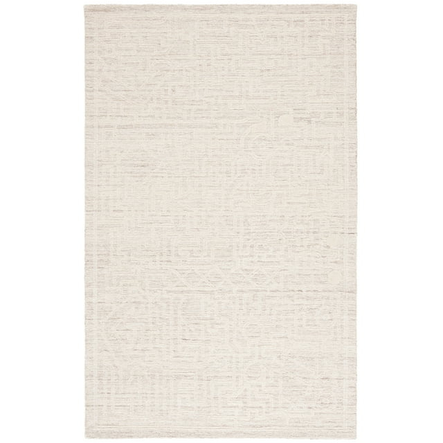 SAFAVIEH Abstract Femie Sunburst Area Rug, Beige/Ivory, 6' x 9'