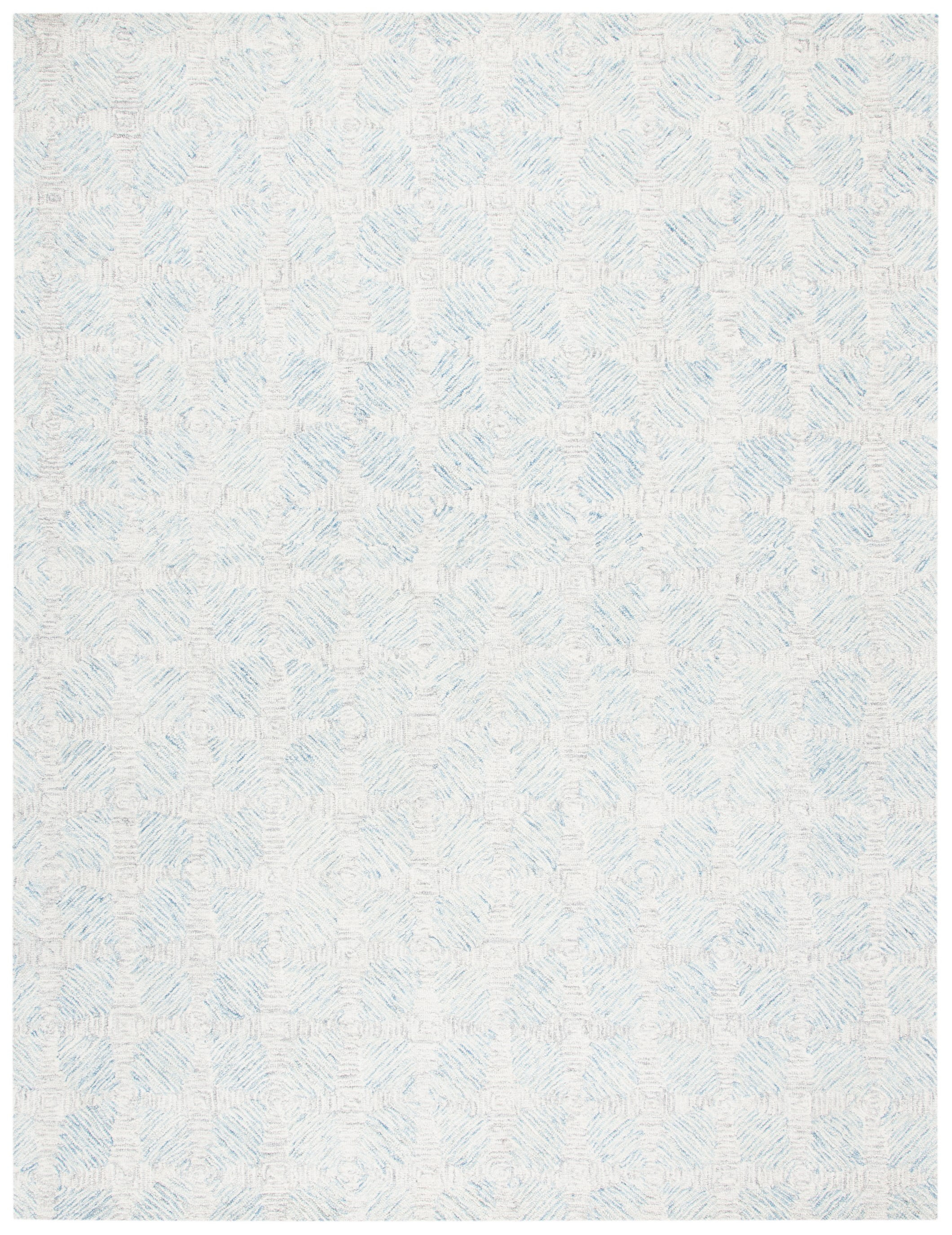 Safavieh  Handmade Abstract Stevana Modern Wool Rug 9' x 12' 9' x 12' Indoor, Handmade Living Room, Bedroom, Dining Room Rectangle