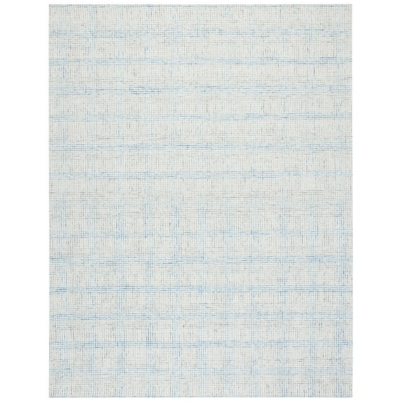 SAFAVIEH Abstract Valentina Plaid Area Rug, Ivory/Beige, 9' x 12'