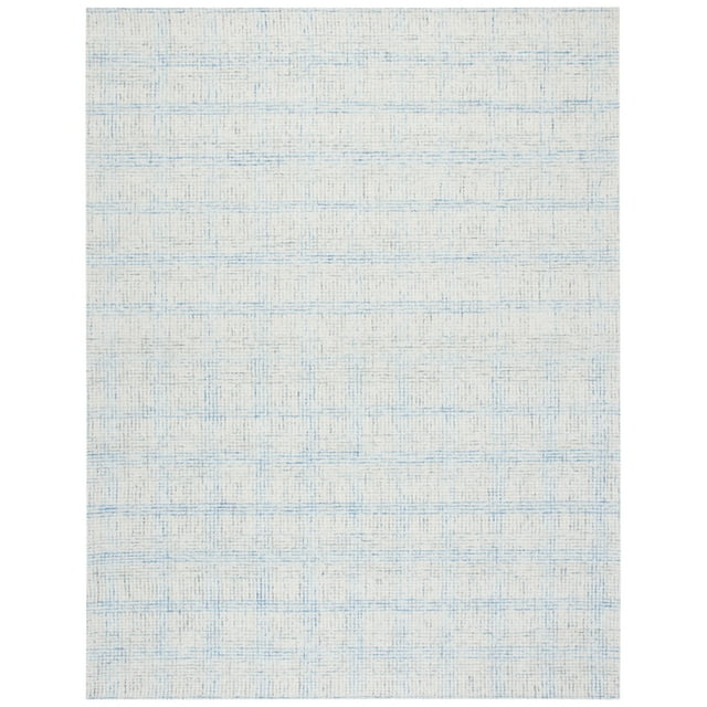 SAFAVIEH Abstract Valentina Plaid Area Rug, Ivory/Beige, 9' x 12'